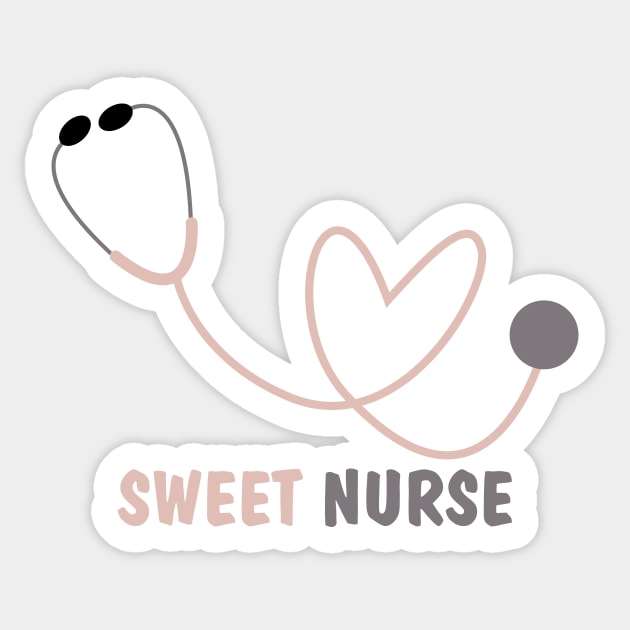 Pink Heart Stethoscope Magnet for sweet nurses Sticker by EDSERVICES